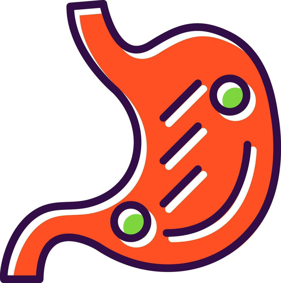 Stomach Vector Icon Design