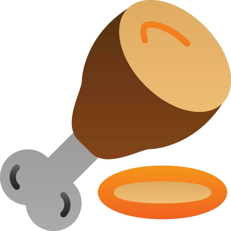 Ham leg Vector Icon Design