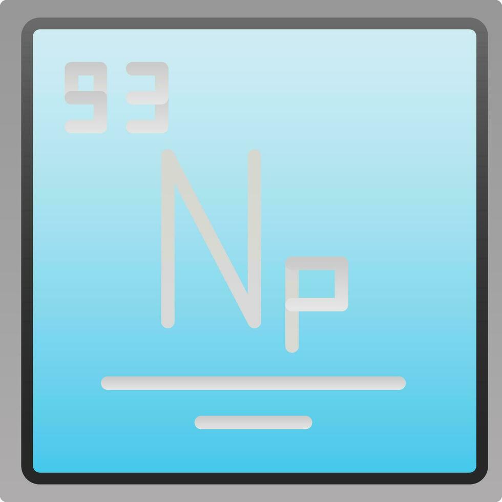 Neptunium Vector Icon Design