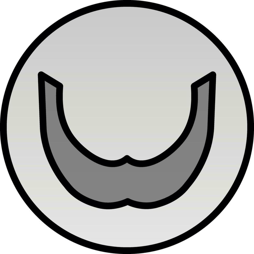 Beard Vector Icon Design