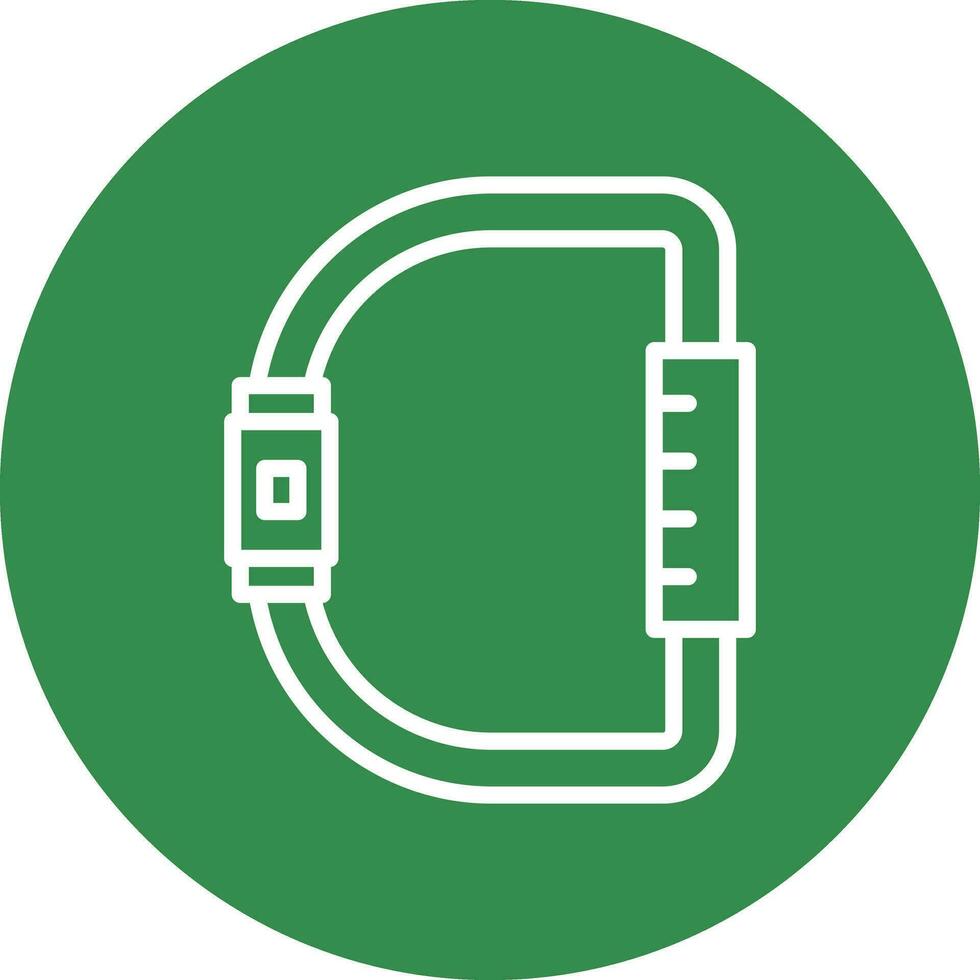 Carabiner Vector Icon Design