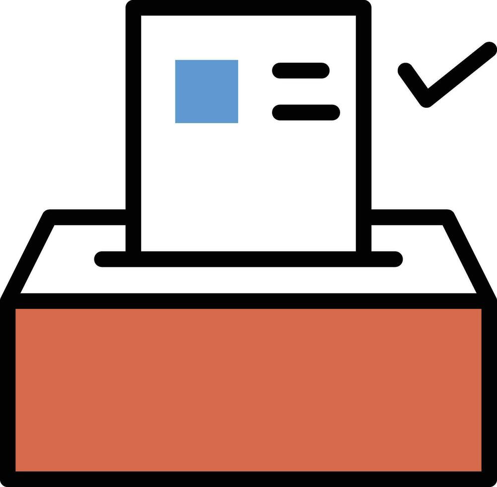 ilustración vectorial de votación en un fondo. símbolos de calidad premium. iconos vectoriales para concepto y diseño gráfico. vector
