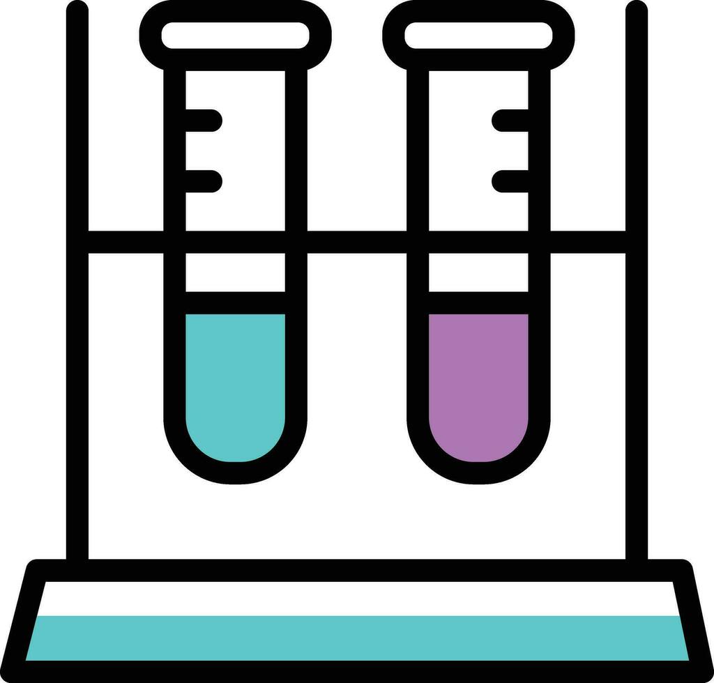 test tube vector illustration on a background.Premium quality symbols.vector icons for concept and graphic design.