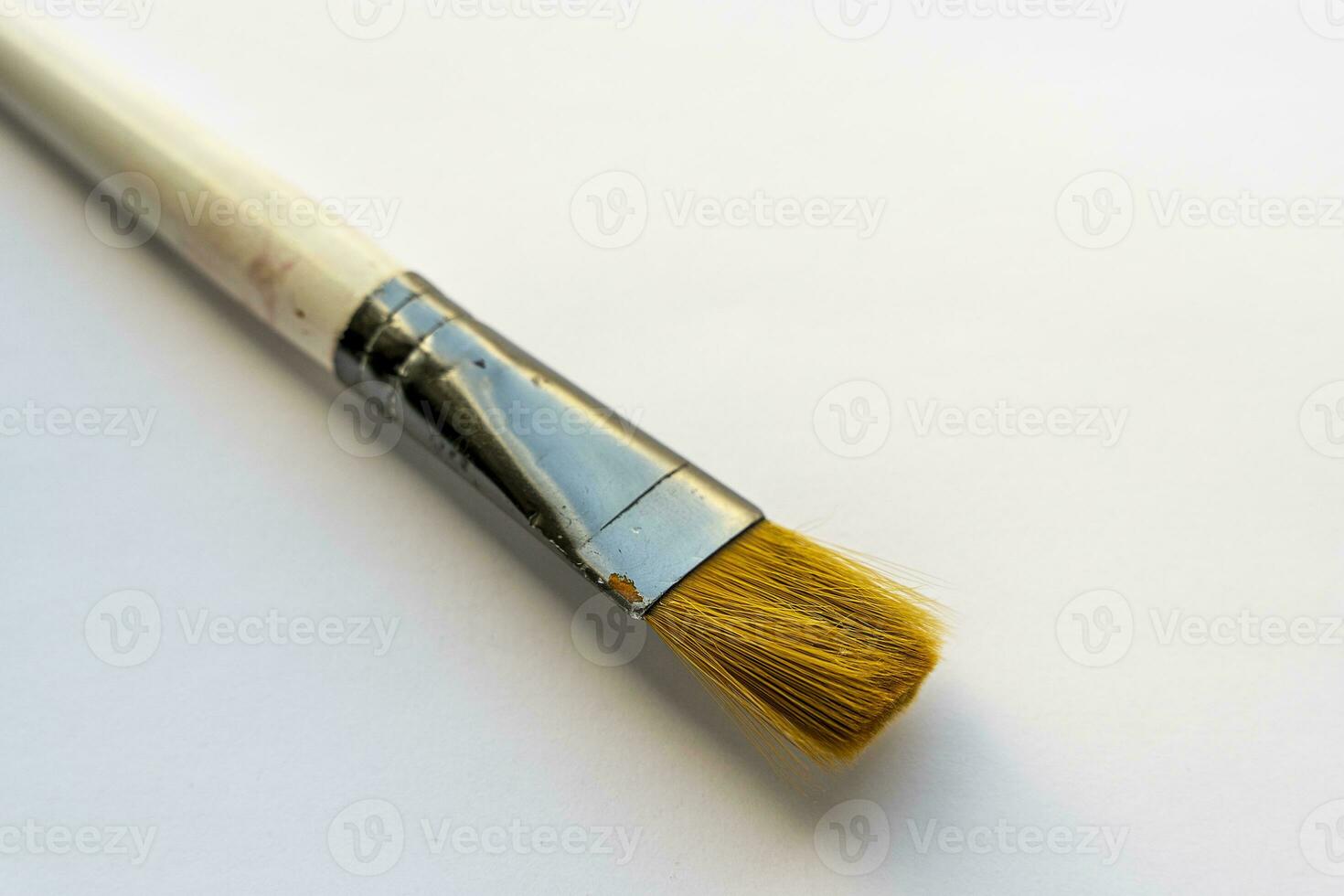 a brush for drawing on a white background photo