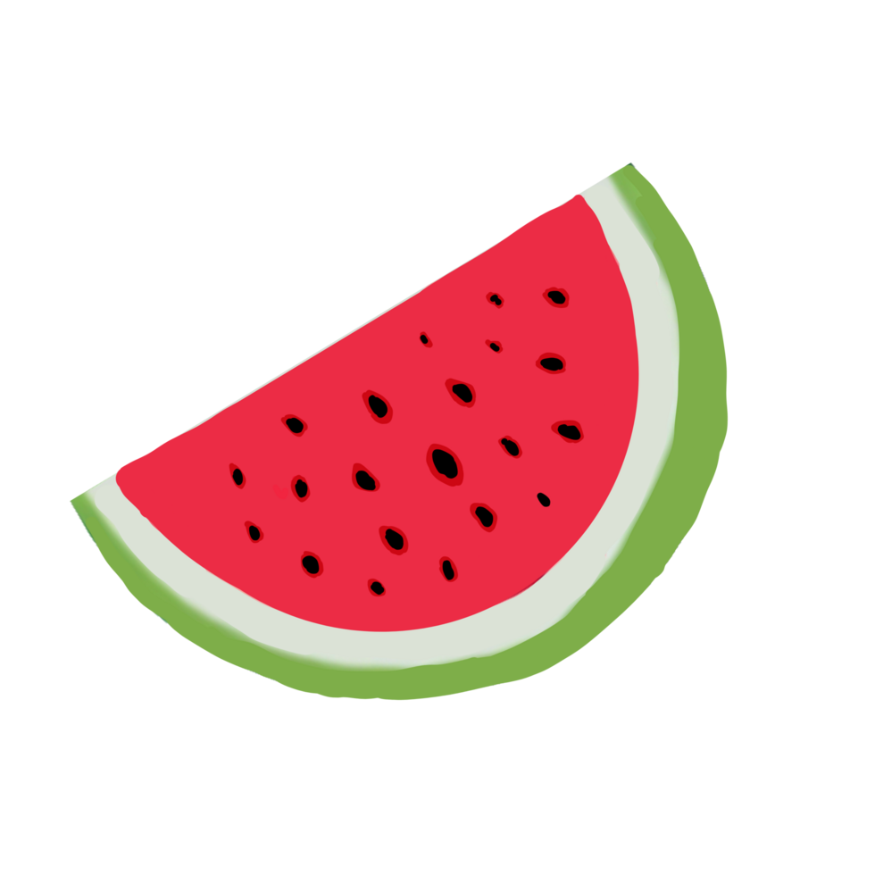 waterverf watermeloen plak clip art Aan transparant achtergrond, roze watermeloen illustratie, geïsoleerd watermeloen plak clip art, nationaal watermeloen dag png