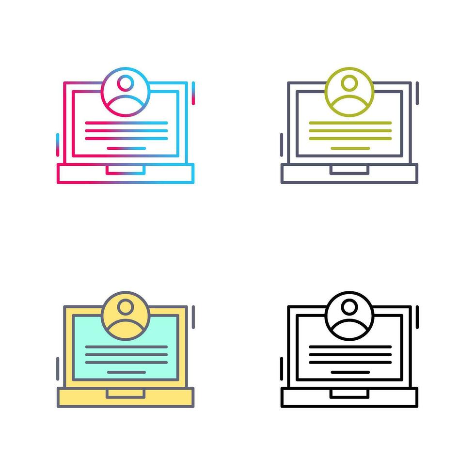 CV Vector Icon