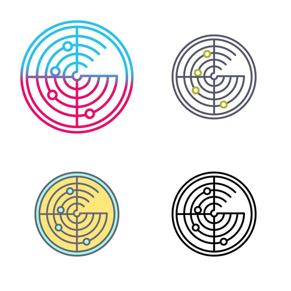 Radar Vector Icon