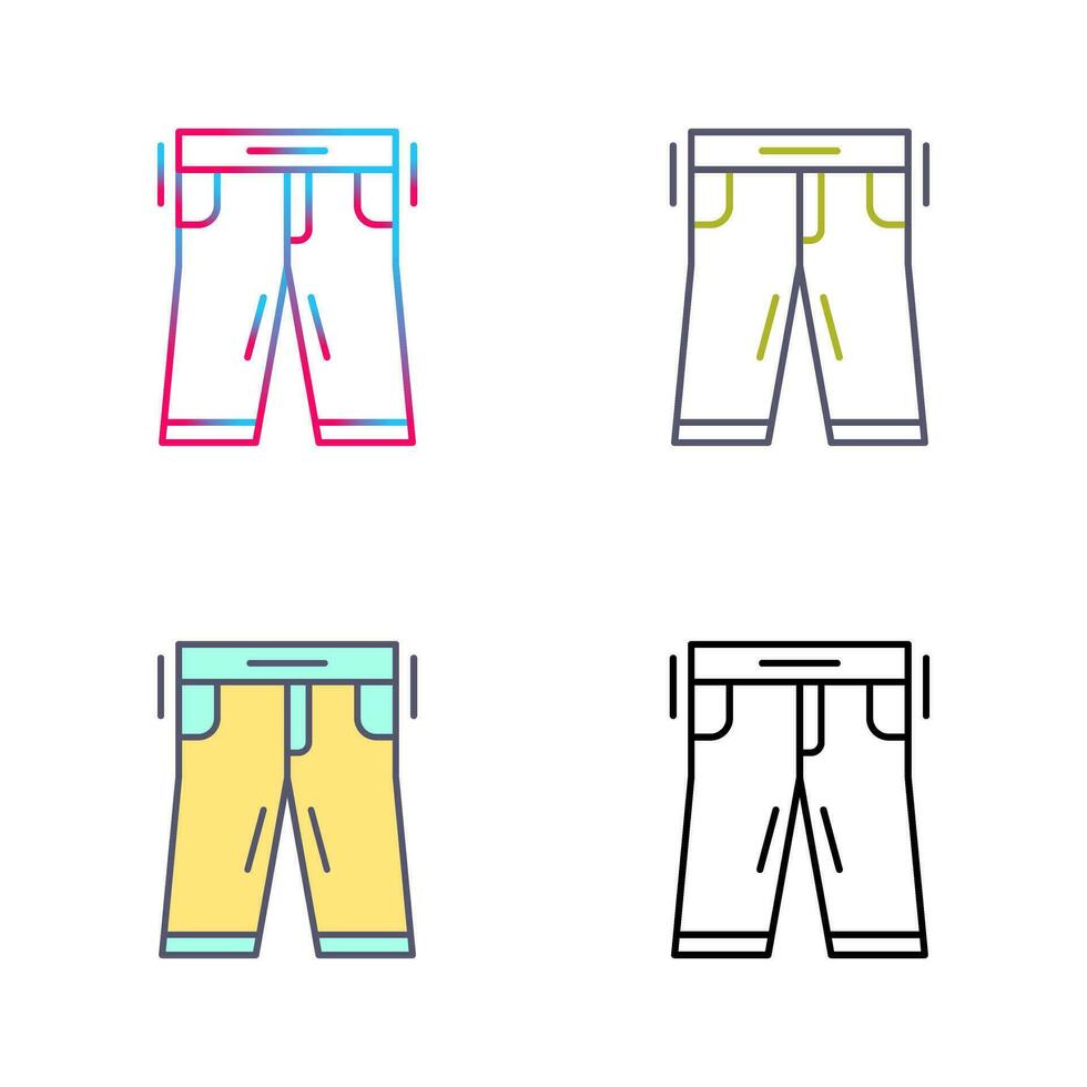 icono de vector de pantalones