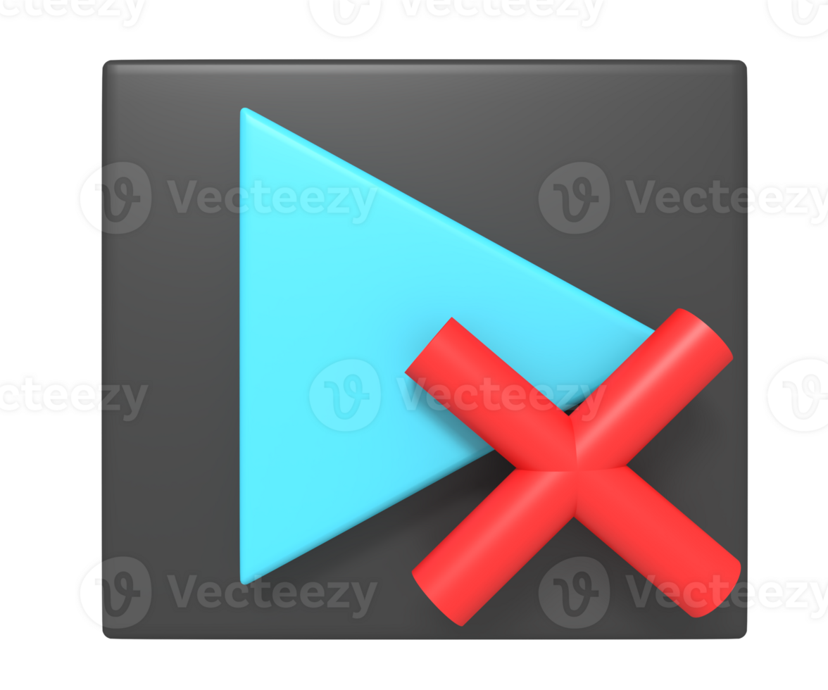 Remove Video player png