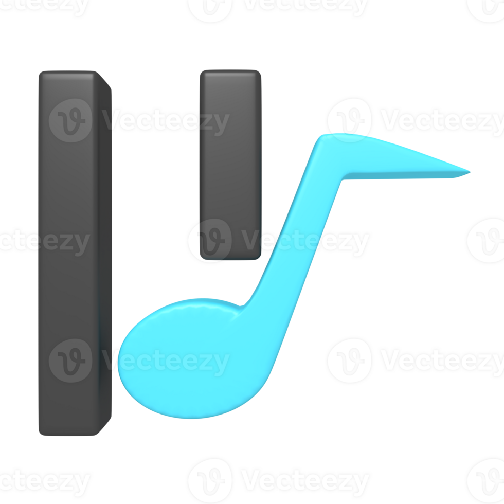 Pause play Music png