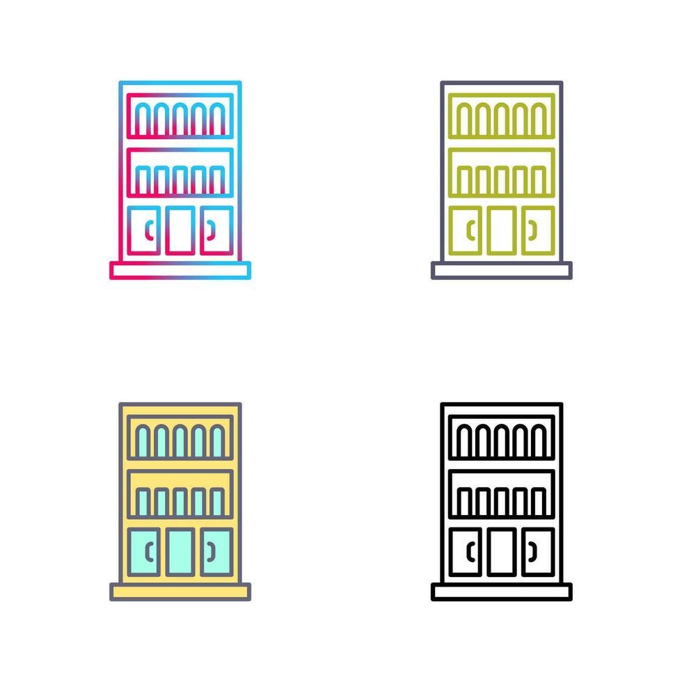 Book Shelf Vector Icon