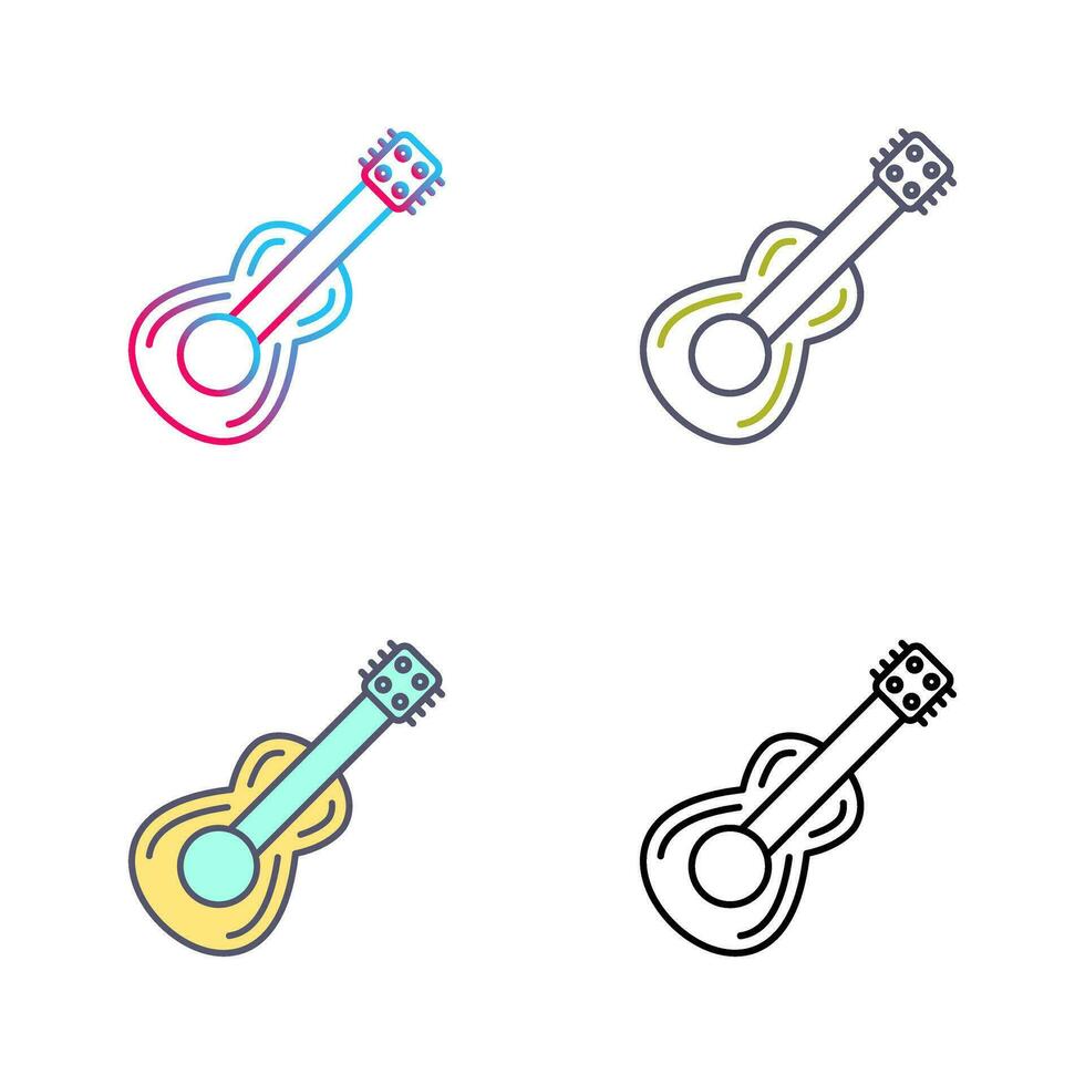 icono de vector de guitarra