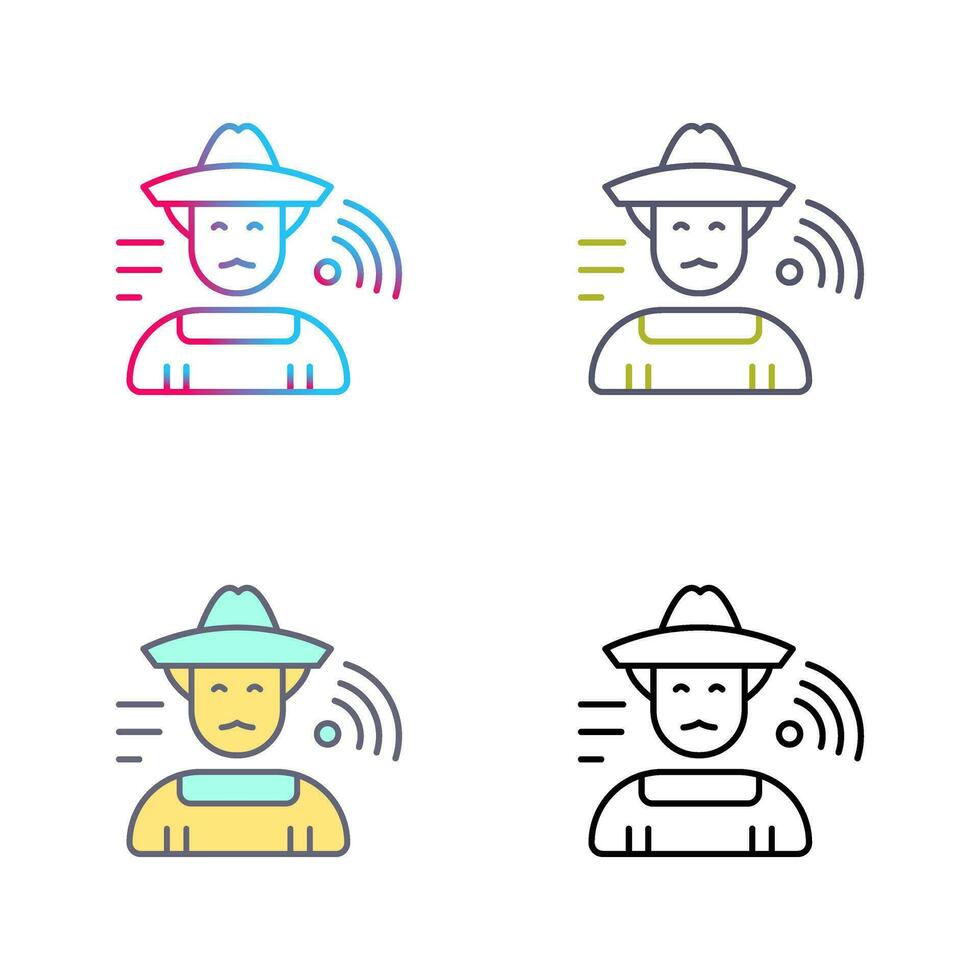 Farmer Vector Icon