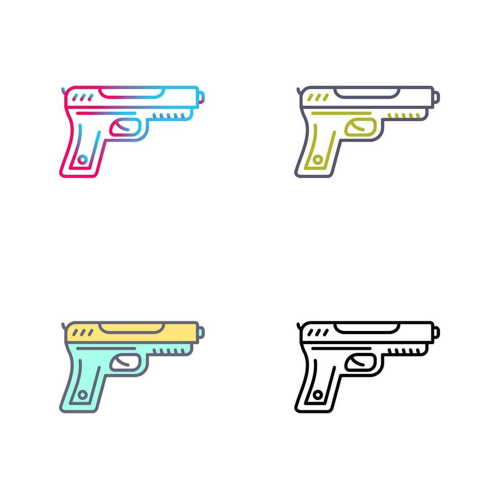 icono de vector de pistola