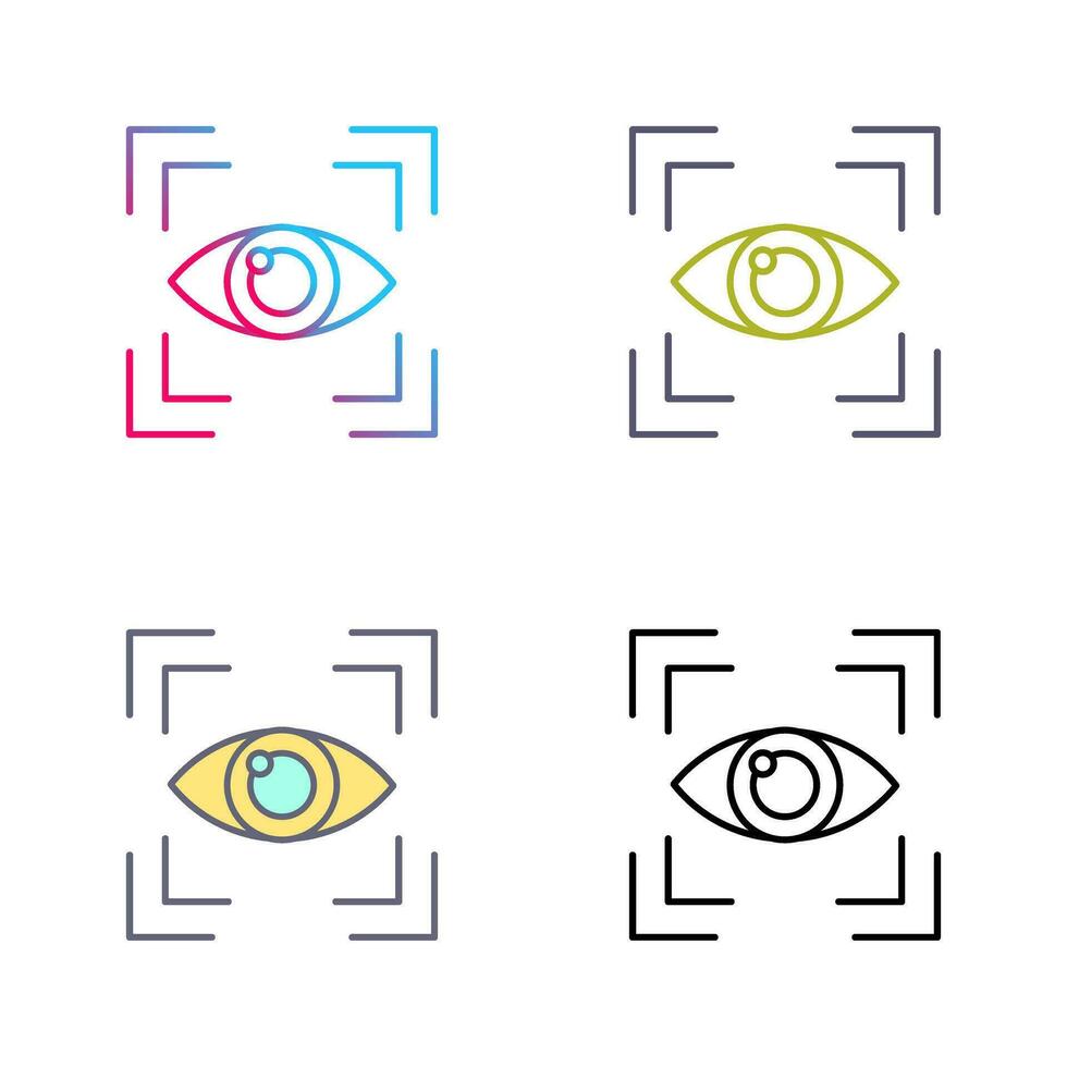 Eye Scan Vector Icon