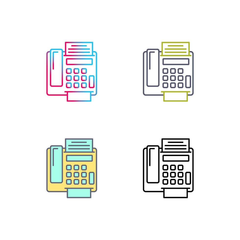 fax Machine Vector Icon