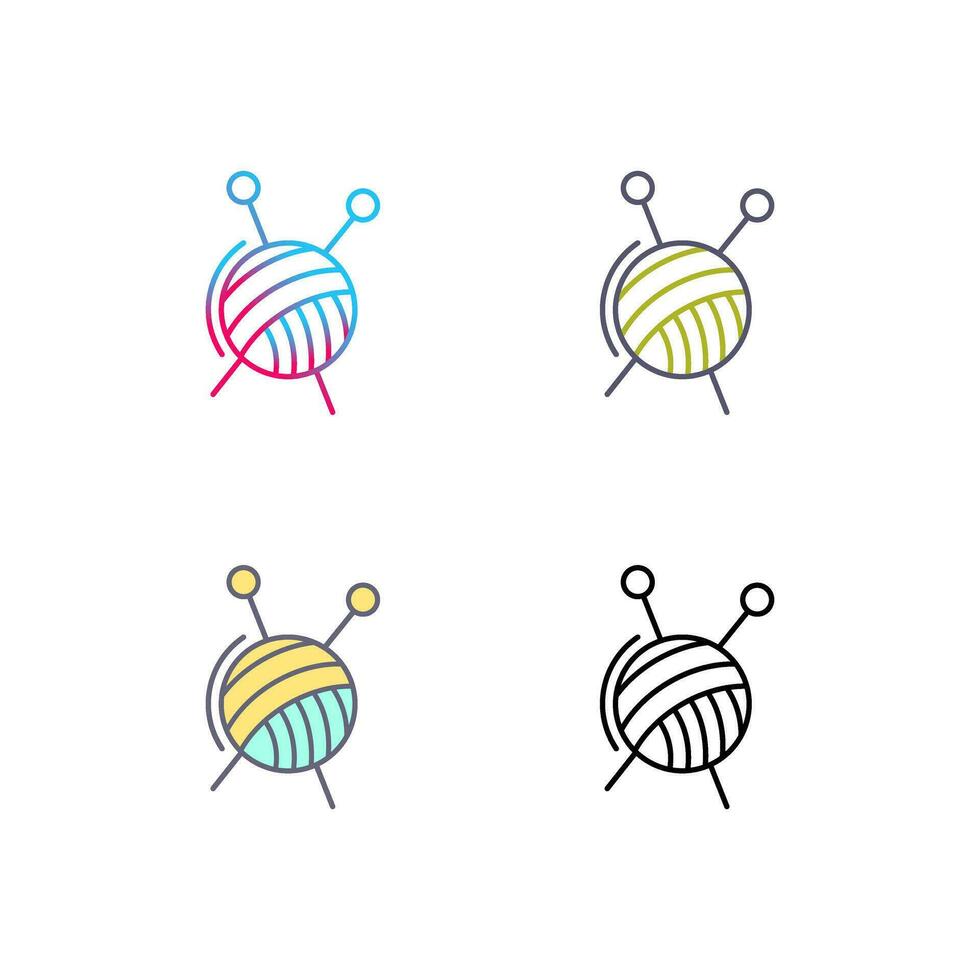 Knitting Vector Icon