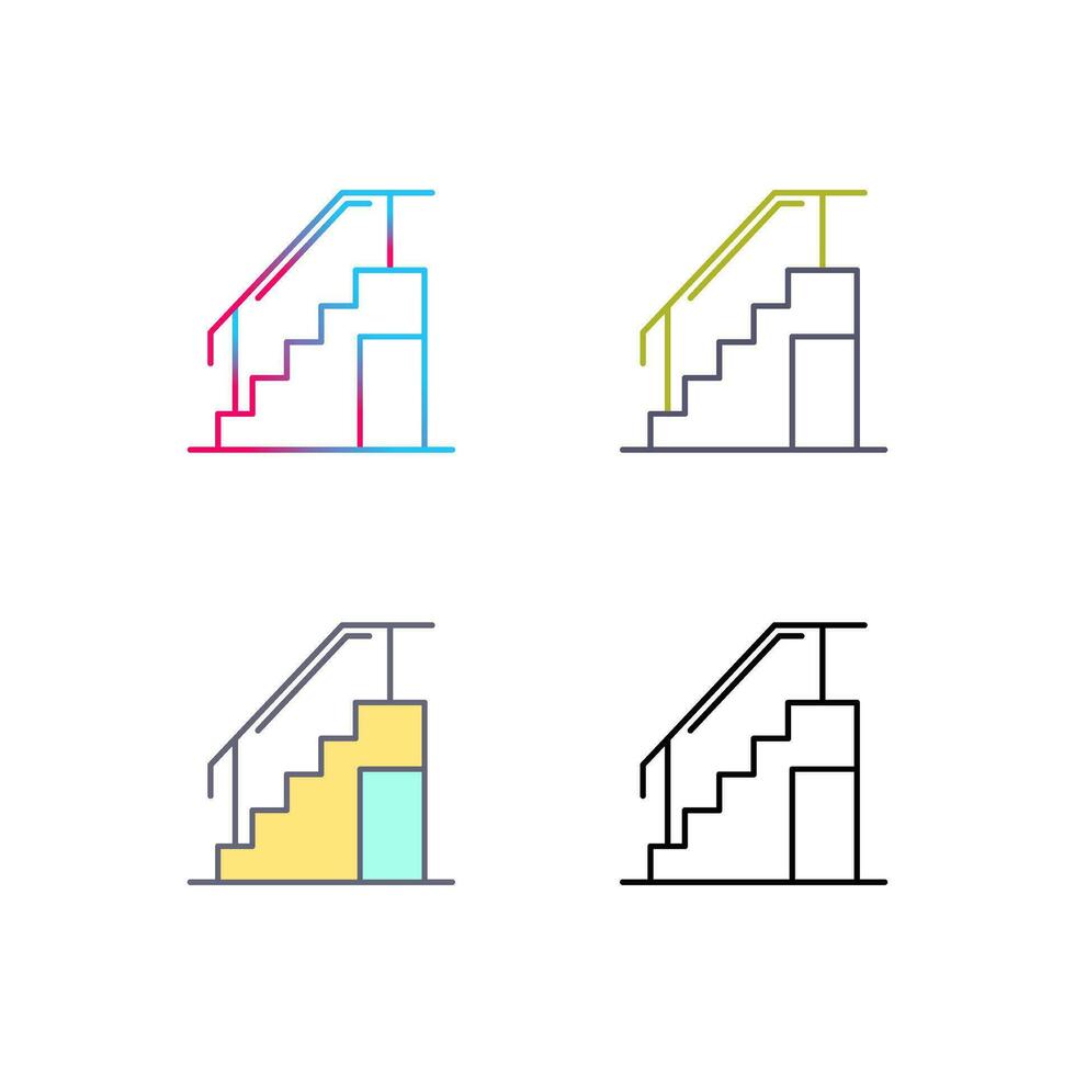 Stairs Vector Icon