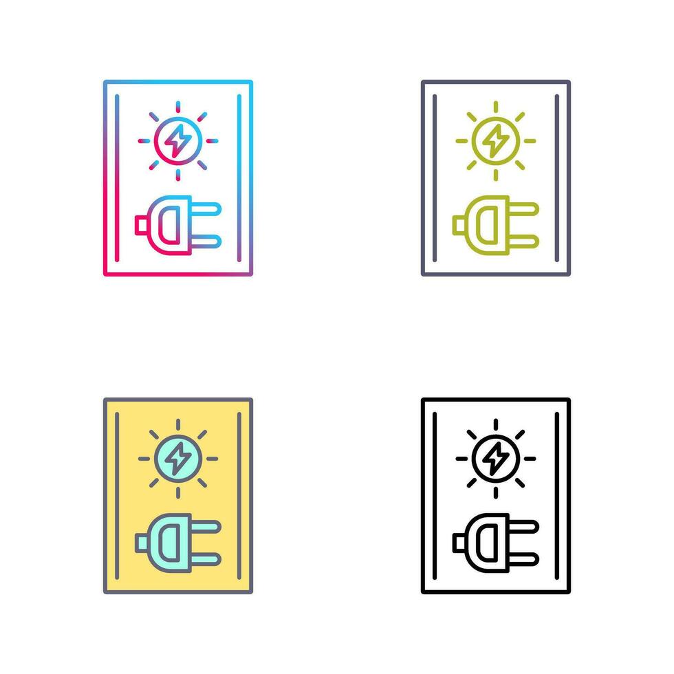 Electricity Vector Icon