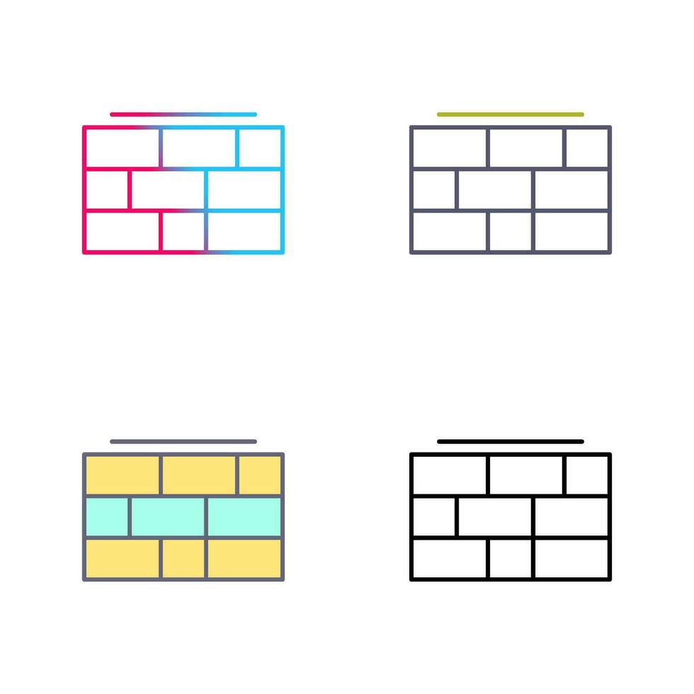 Brick wall Vector Icon