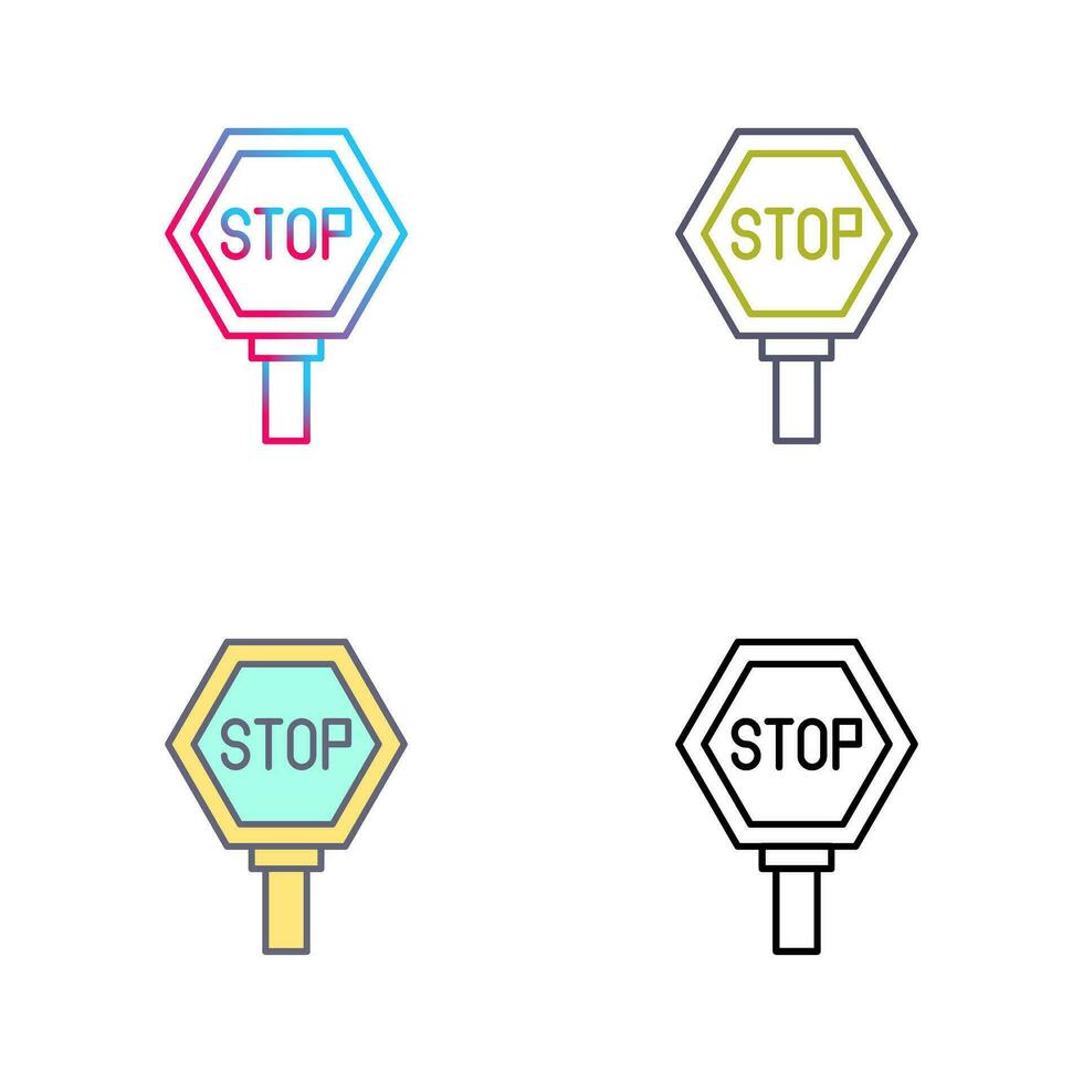 Stop Sign Vector Icon