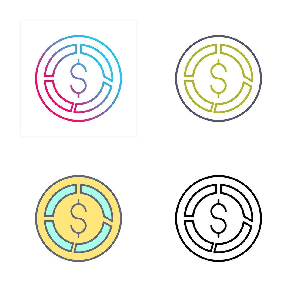 Pie Chart Vector Icon