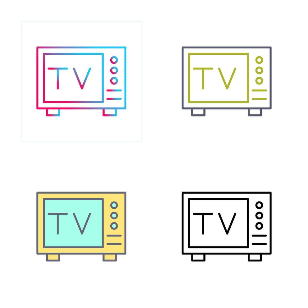 icono de vector de tv