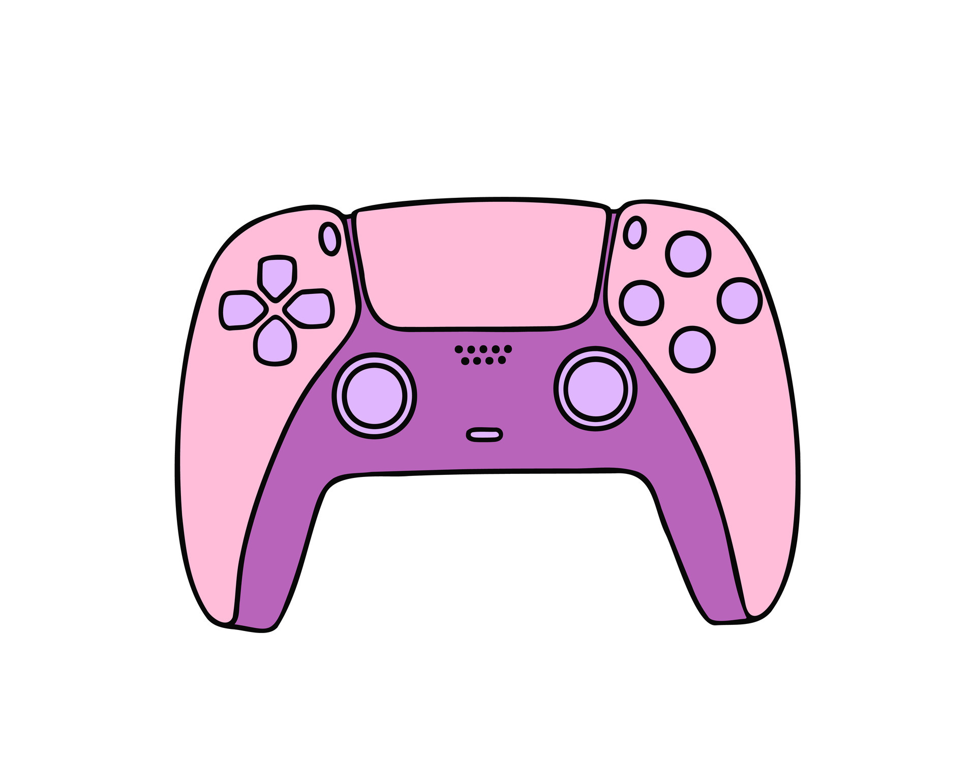 New game controller or joystick with soft color background 7945849 Vector  Art at Vecteezy