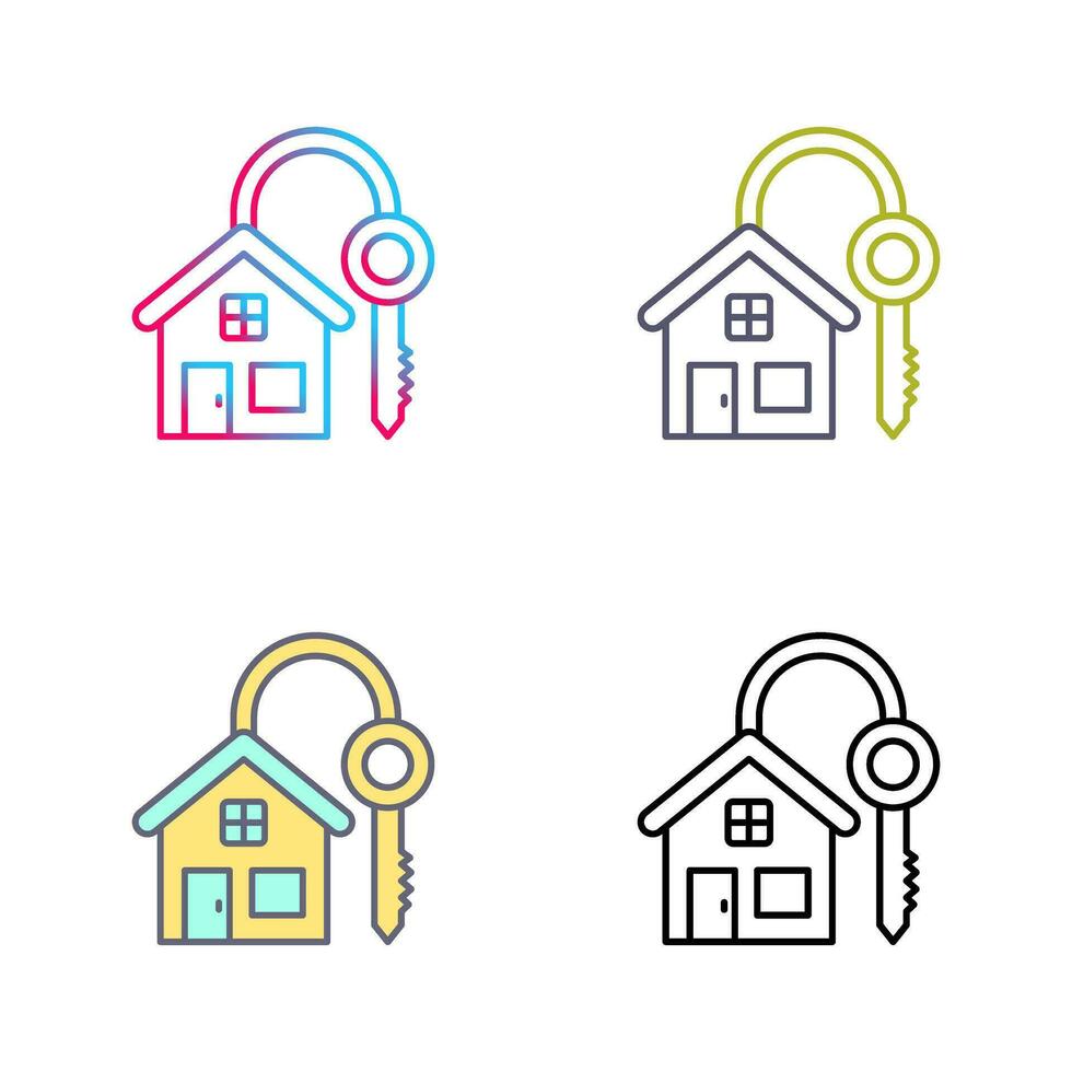 House Key Vector Icon