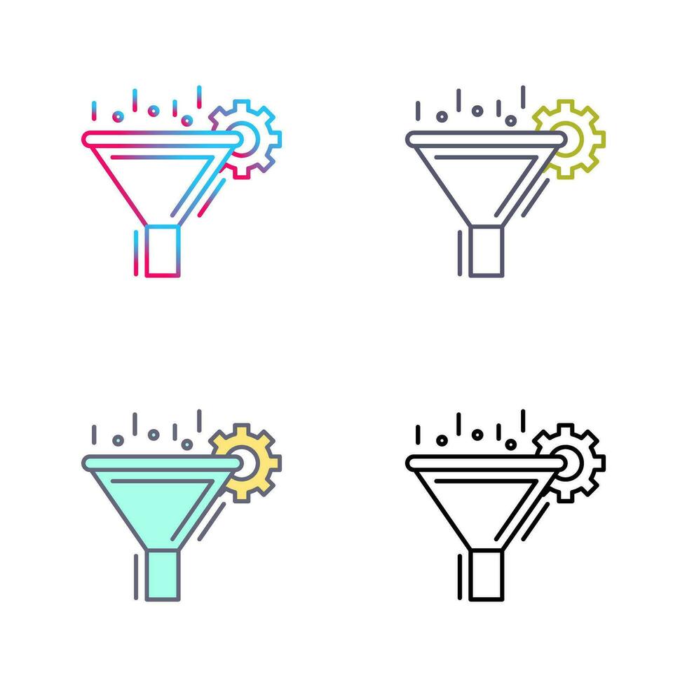 Filtering Vector Icon