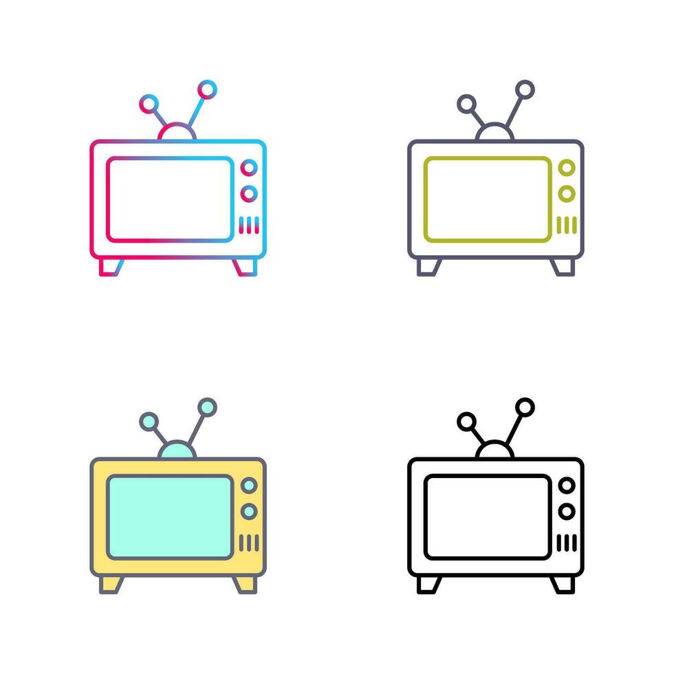 icono de vector de television