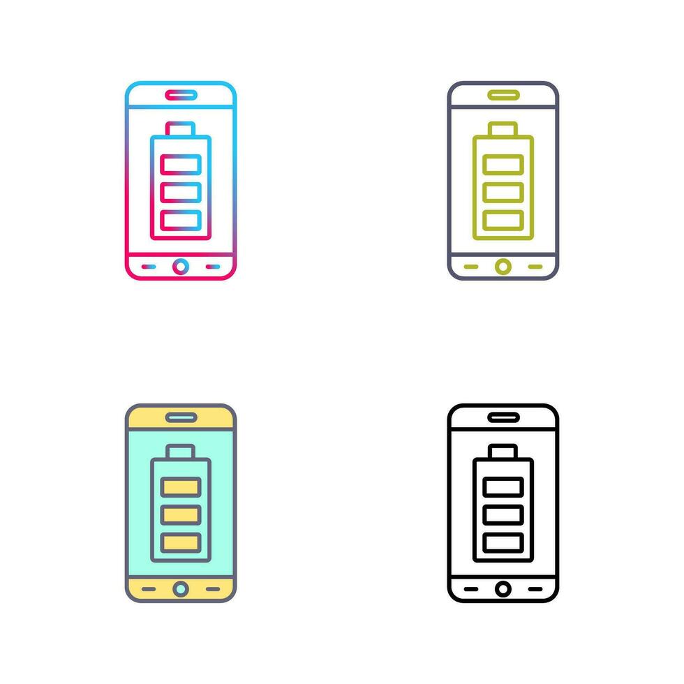 Mobile Battery Vector Icon