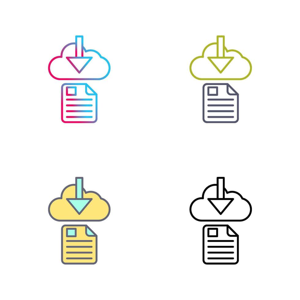 File Download Vector Icon