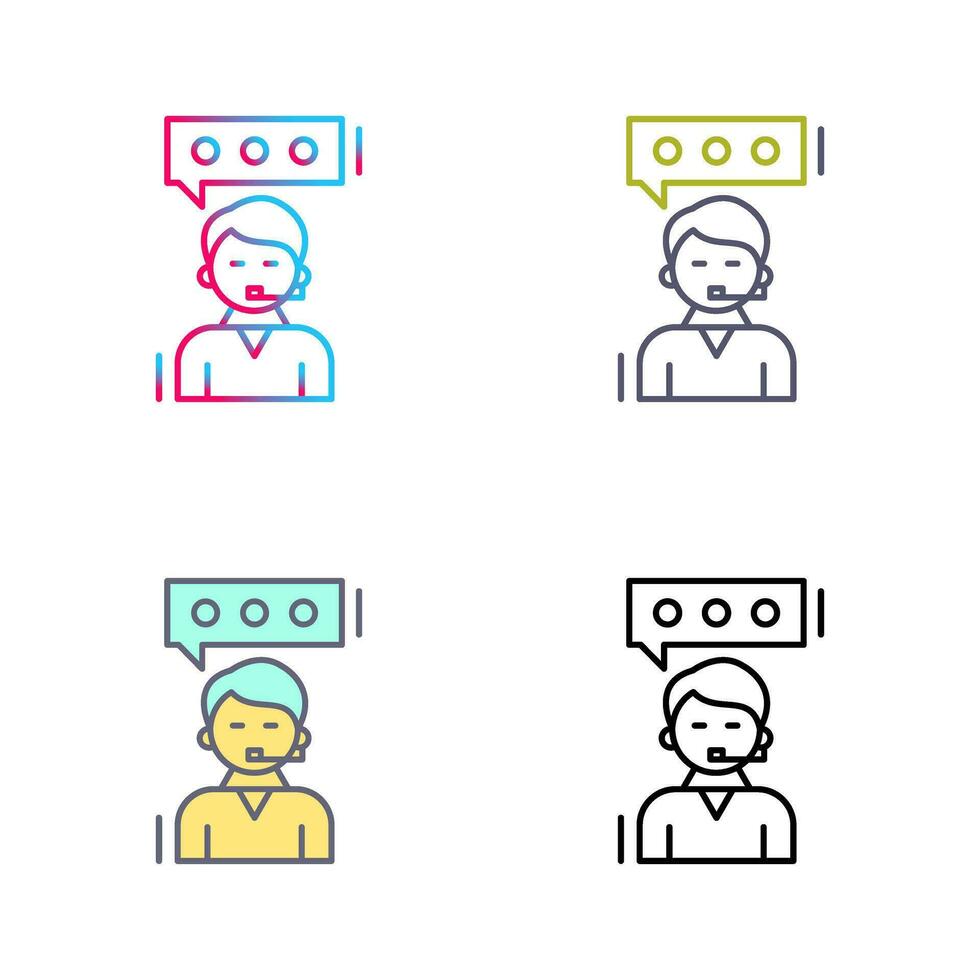 Client Service Vector Icon