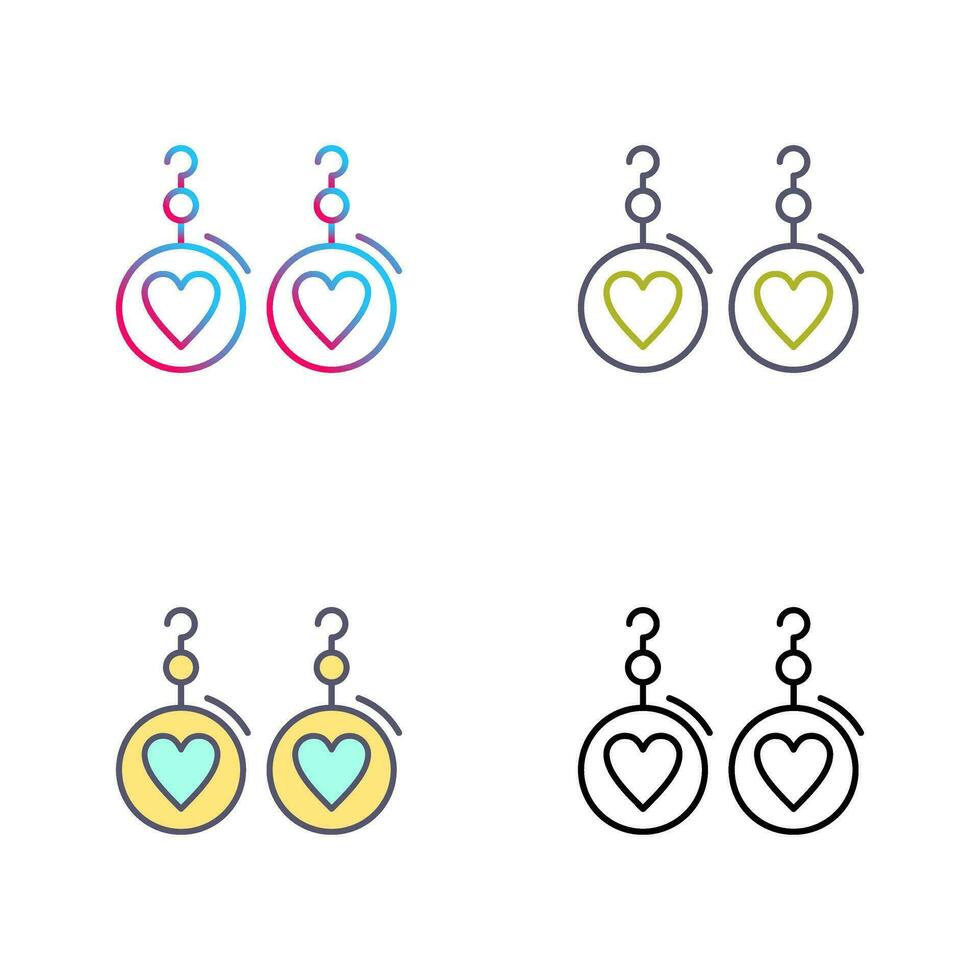Earrings Vector Icon