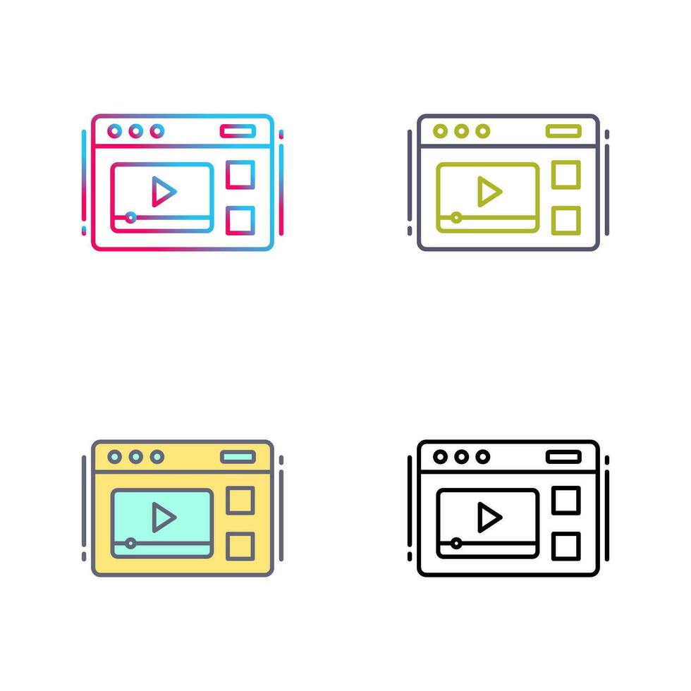 Video Vector Icon