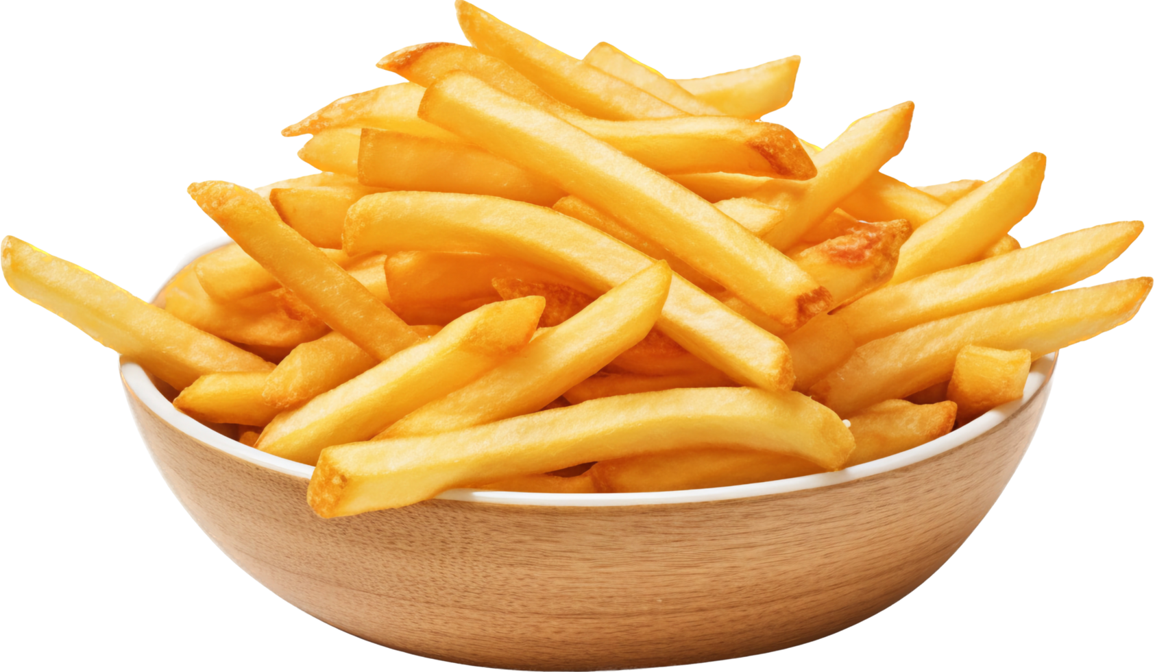 francés papas fritas png con ai generado.