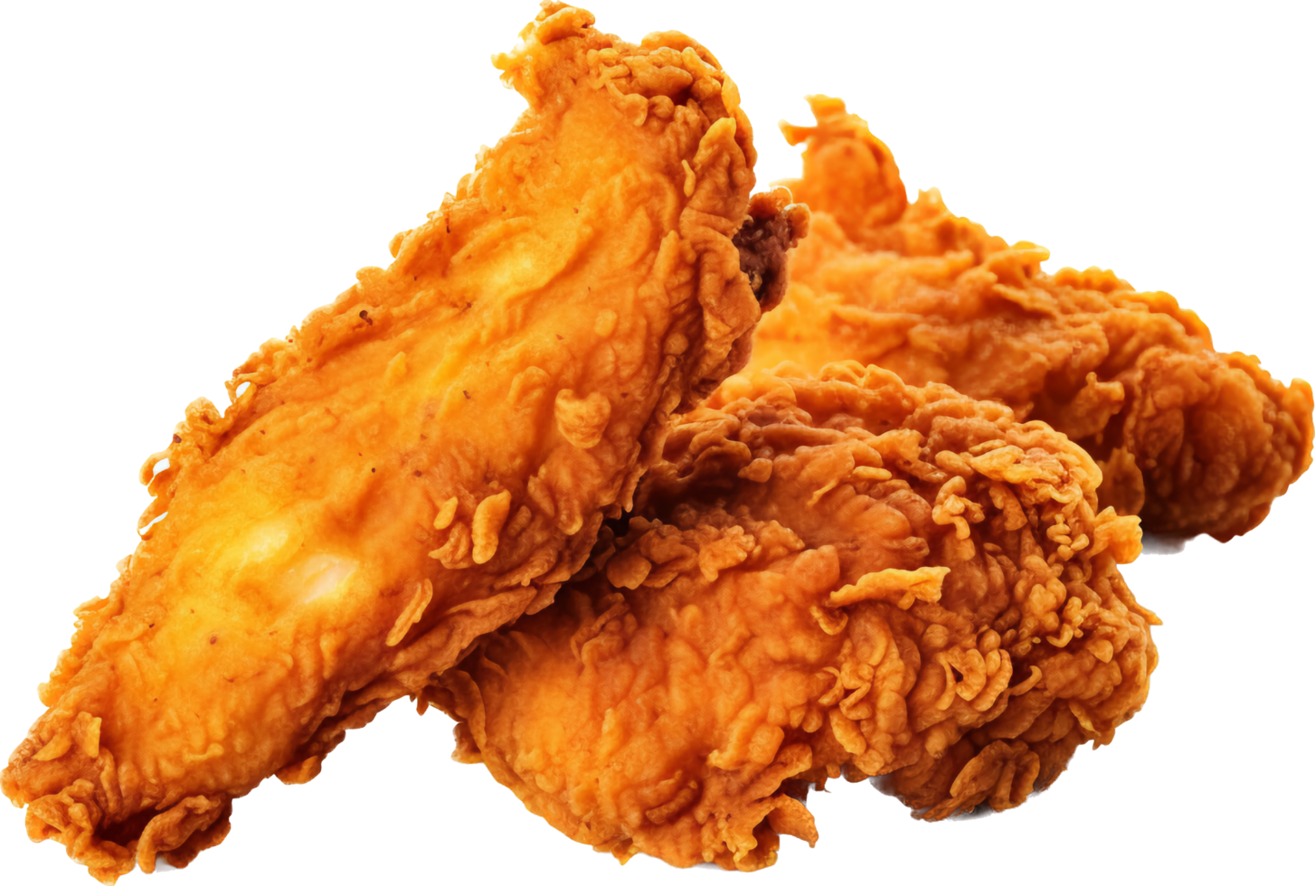 frito pollo png con ai generado.