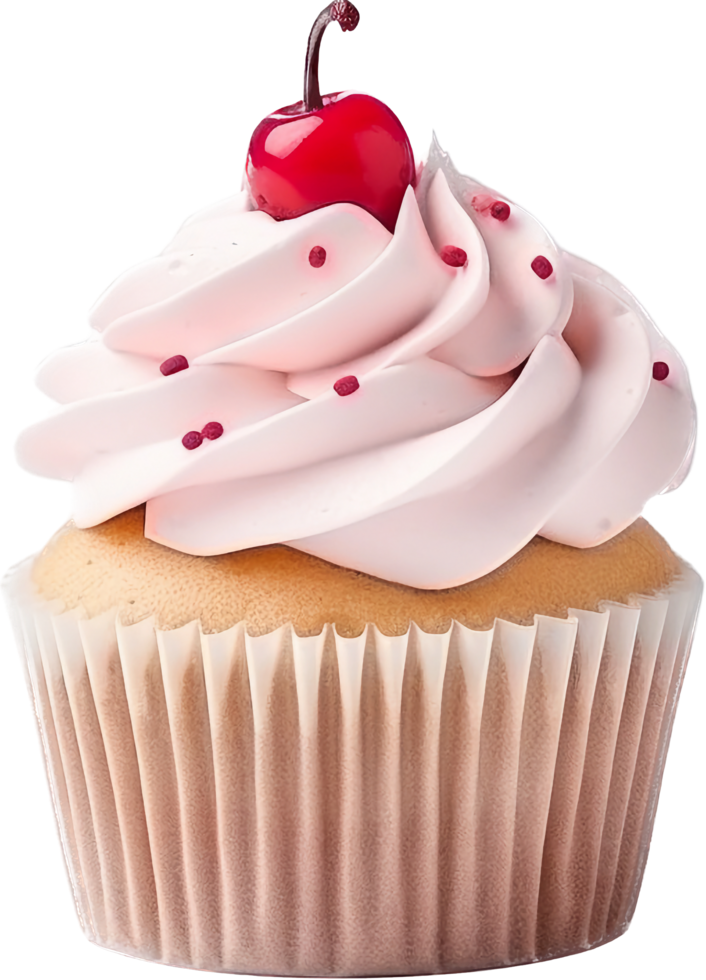 Cupcake png with AI generated.