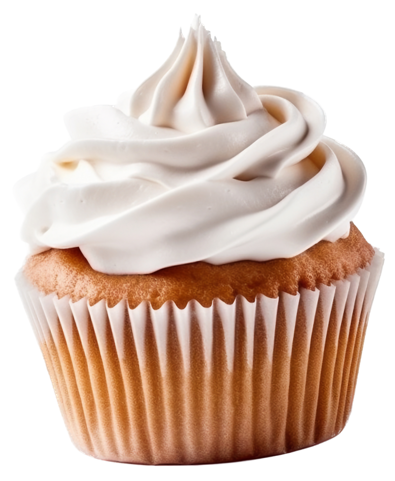 Cupcake png with AI generated.