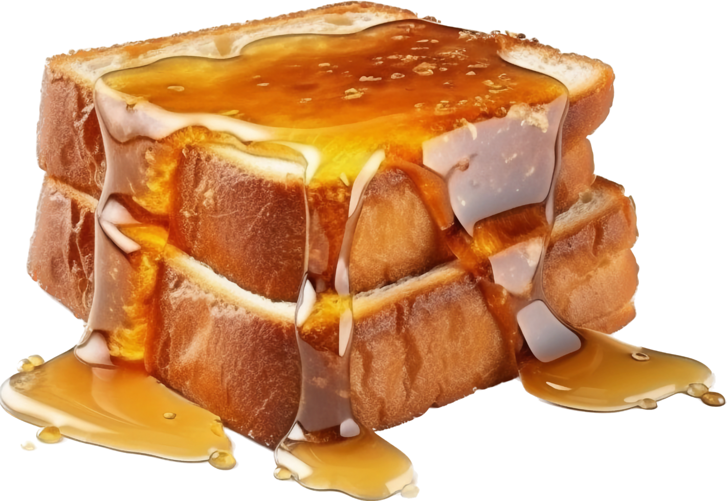 Honey toast with . png