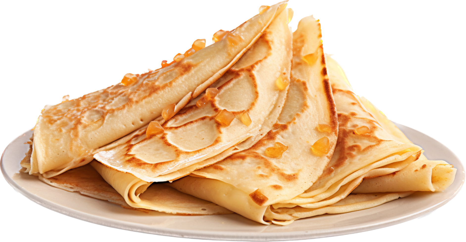 Crepe png with AI generated.