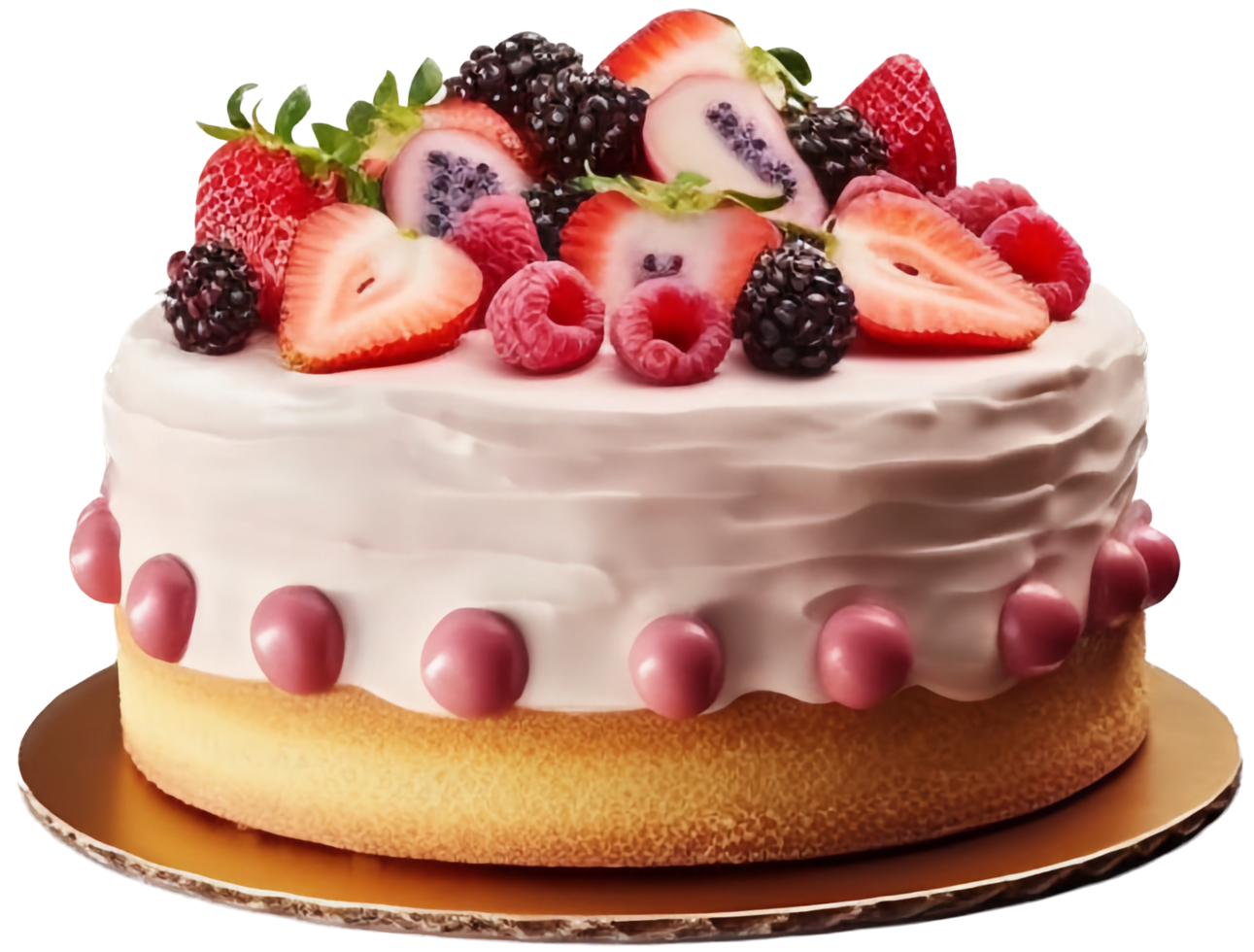 Birthday cake with . png