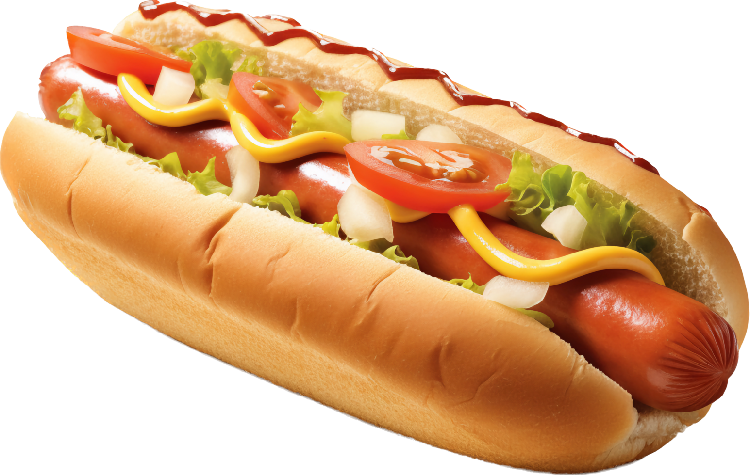 Hot-dog png avec ai généré.