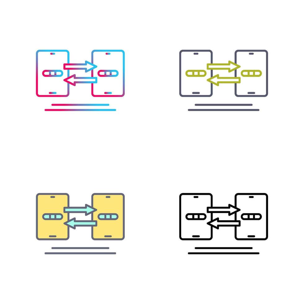 Data Synchronization Vector Icon