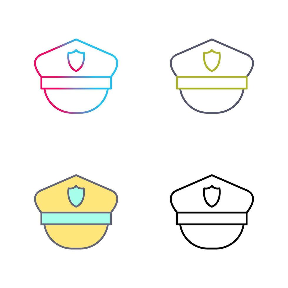 Police Hat Vector Icon