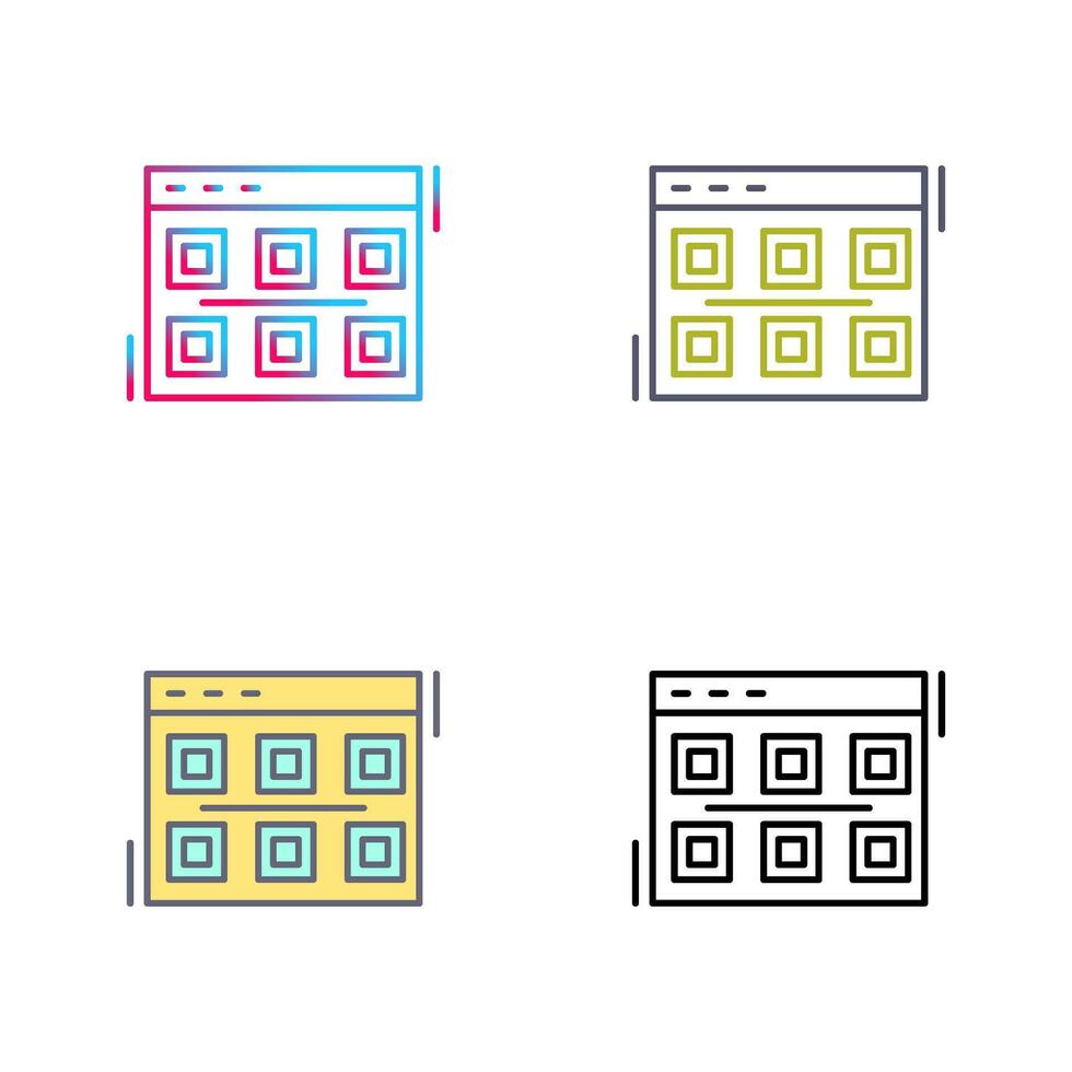 Layout Vector Icon