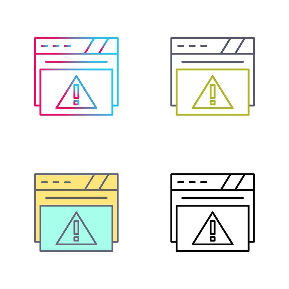 Alert Vector Icon