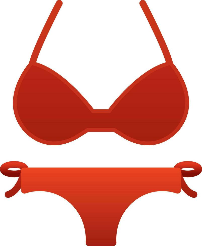 Bikini Vector Icon Design