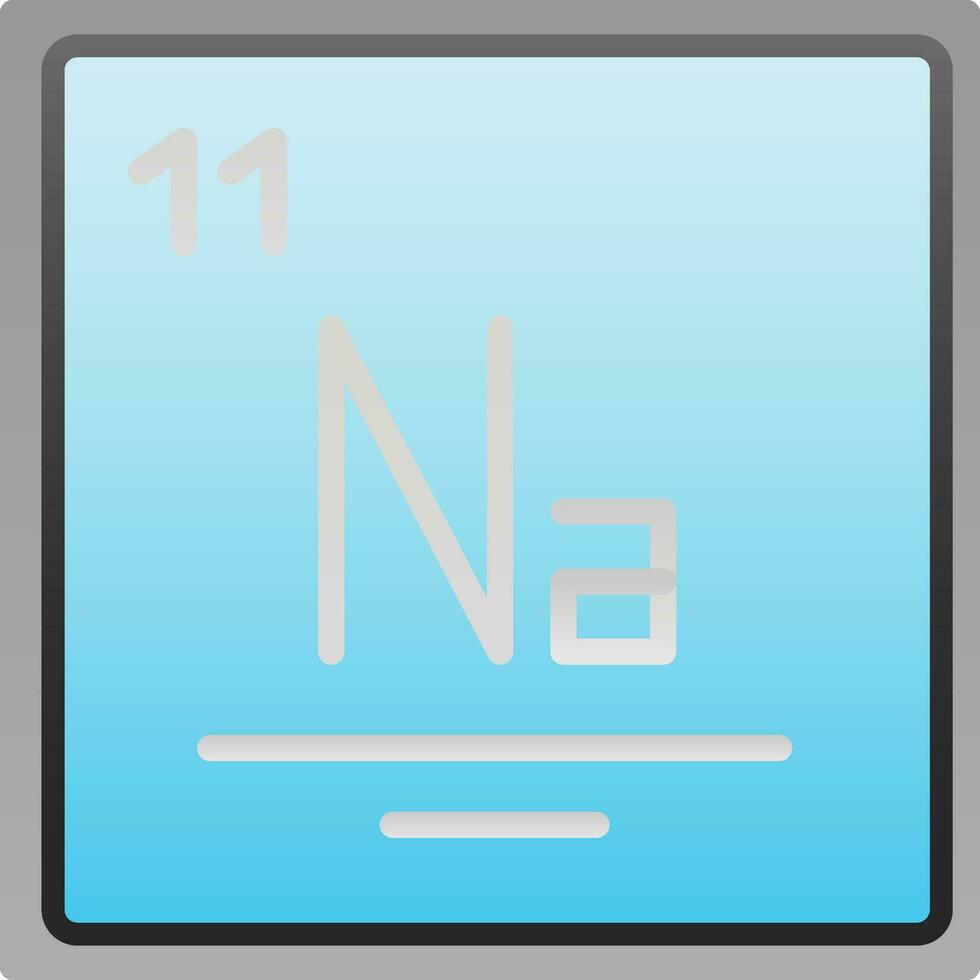Sodium Vector Icon Design